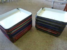 *Quantity of Small Enamel Trays/Dishes