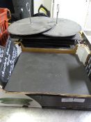 *Two Boxes of Assorted Slate Platters, Menu Board