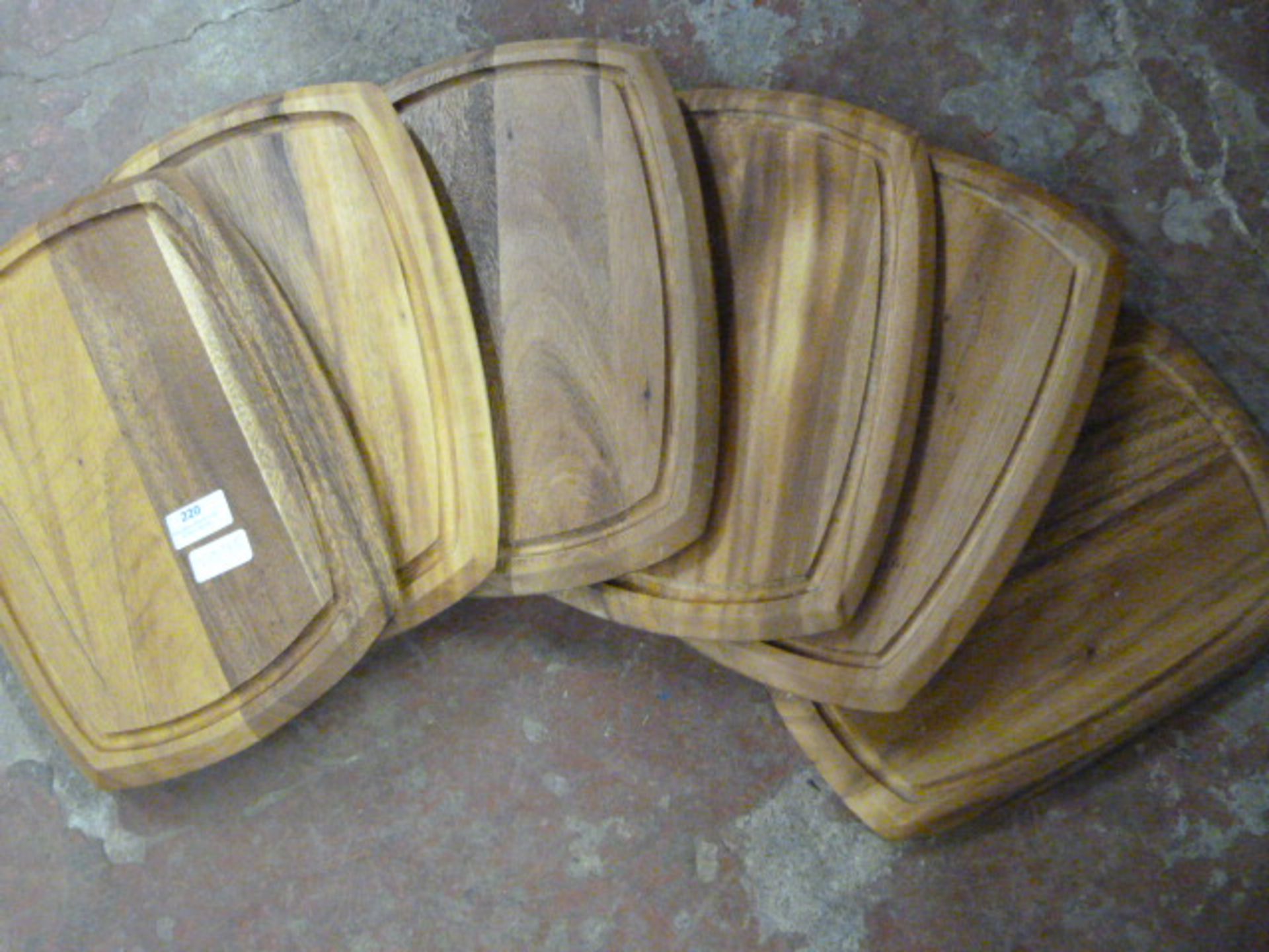 *Six Wooden Chopping/Cheese Boards