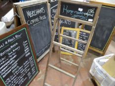 *Seven A-Boards and Wall Mounted Menu Boards