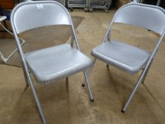 Two Folding Aluminium Chairs