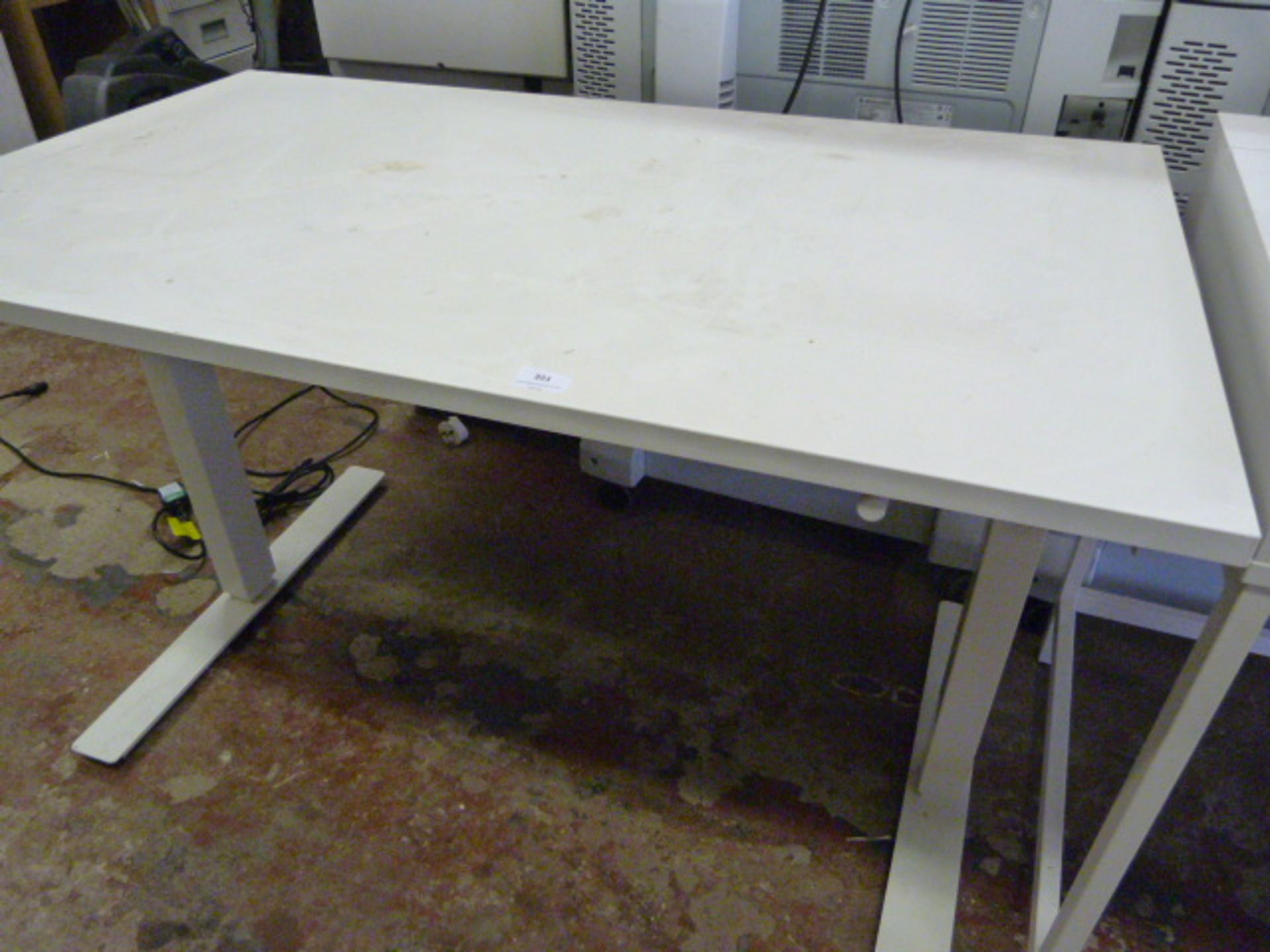 White Office Table