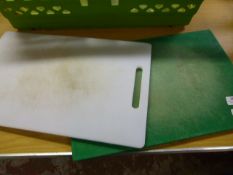 *Two Plastic Chopping Boards