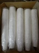 Approximately 1575 8oz Polystyrene Sauce Cups