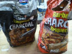 *Two Part Used Bags of Charcoal