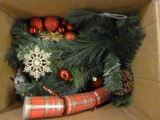 *Small Box of Christmas Decorations
