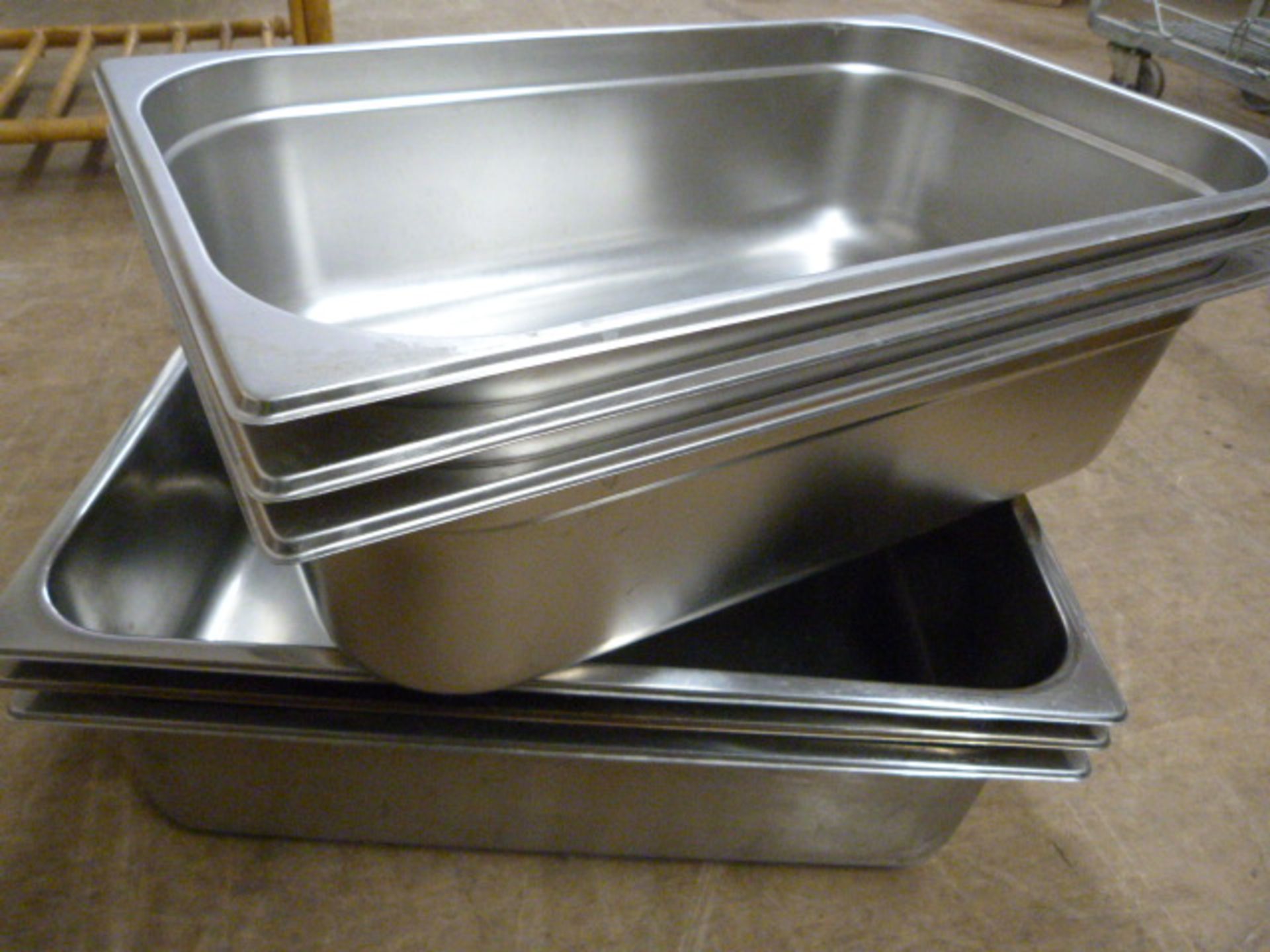 *Six Large Bain Marie Inserts (No Lids)