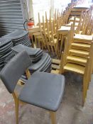 *Thirty Six Dismantled Restaurant Chairs (One Back
