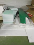 Small Stock of Perspex Board, Foam Board and House