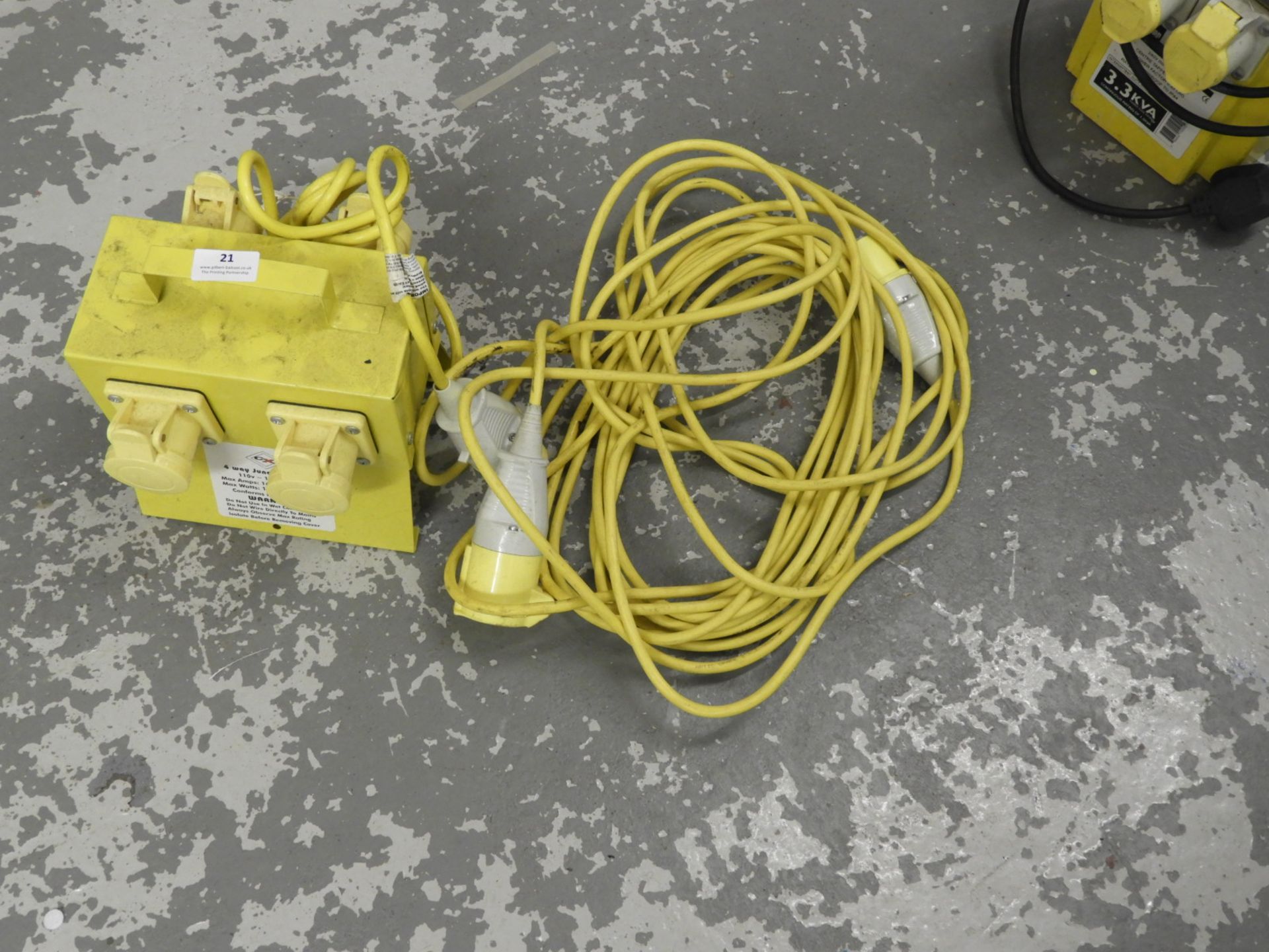 110v Junction Box with Extension Lead