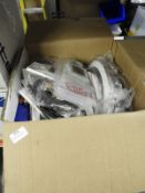 *Box Containing Assorted Faceplates, Audio Cables,