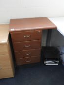*Standalone Four Drawer Unit in Cherry Finish