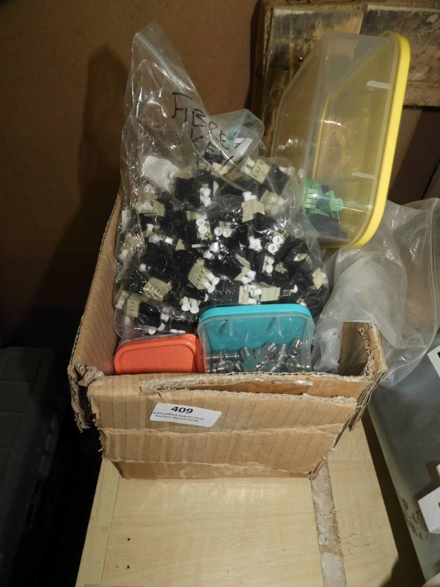 *Box Containing Various Fibre Optic and Coaxial Co