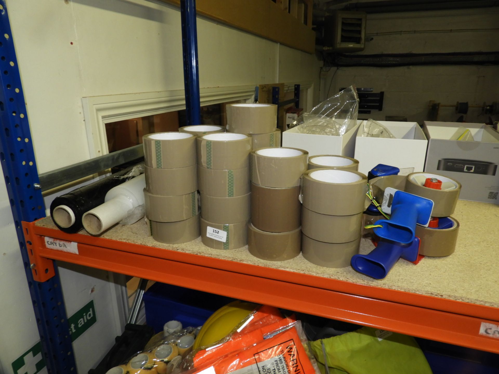 *Assorted Parcel Tape, Shrink Wrap and Tape Dispen