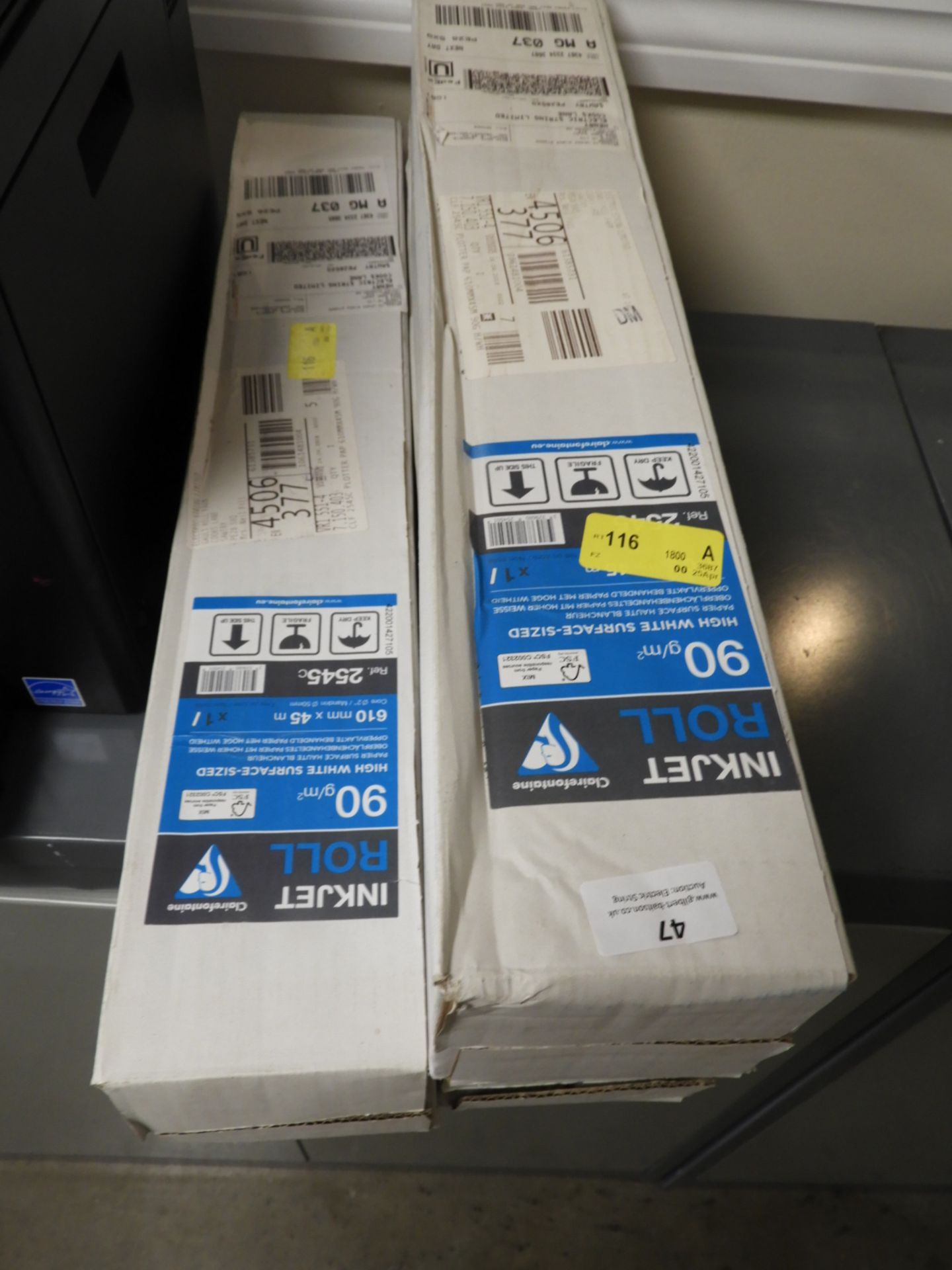 *Three Rolls of Inkjet Roll 90g 610x 45m Print Pap