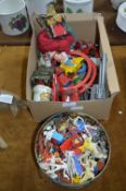 Collection of Play Worn Toys and Soldiers, etc.