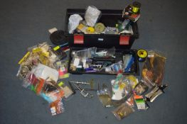 *Large Plastic Carry Box Containing Assorted Tackl