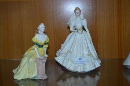 Two Royal Doulton Figurines - Bride and Judith