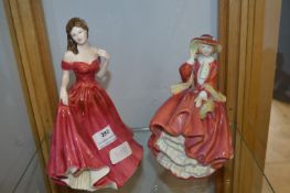 Pair of Royal Doulton Figurines - Jasmine and "Top