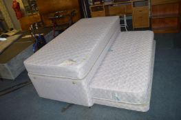Lay Easy Single Divan with Small Pull Out Side Bed
