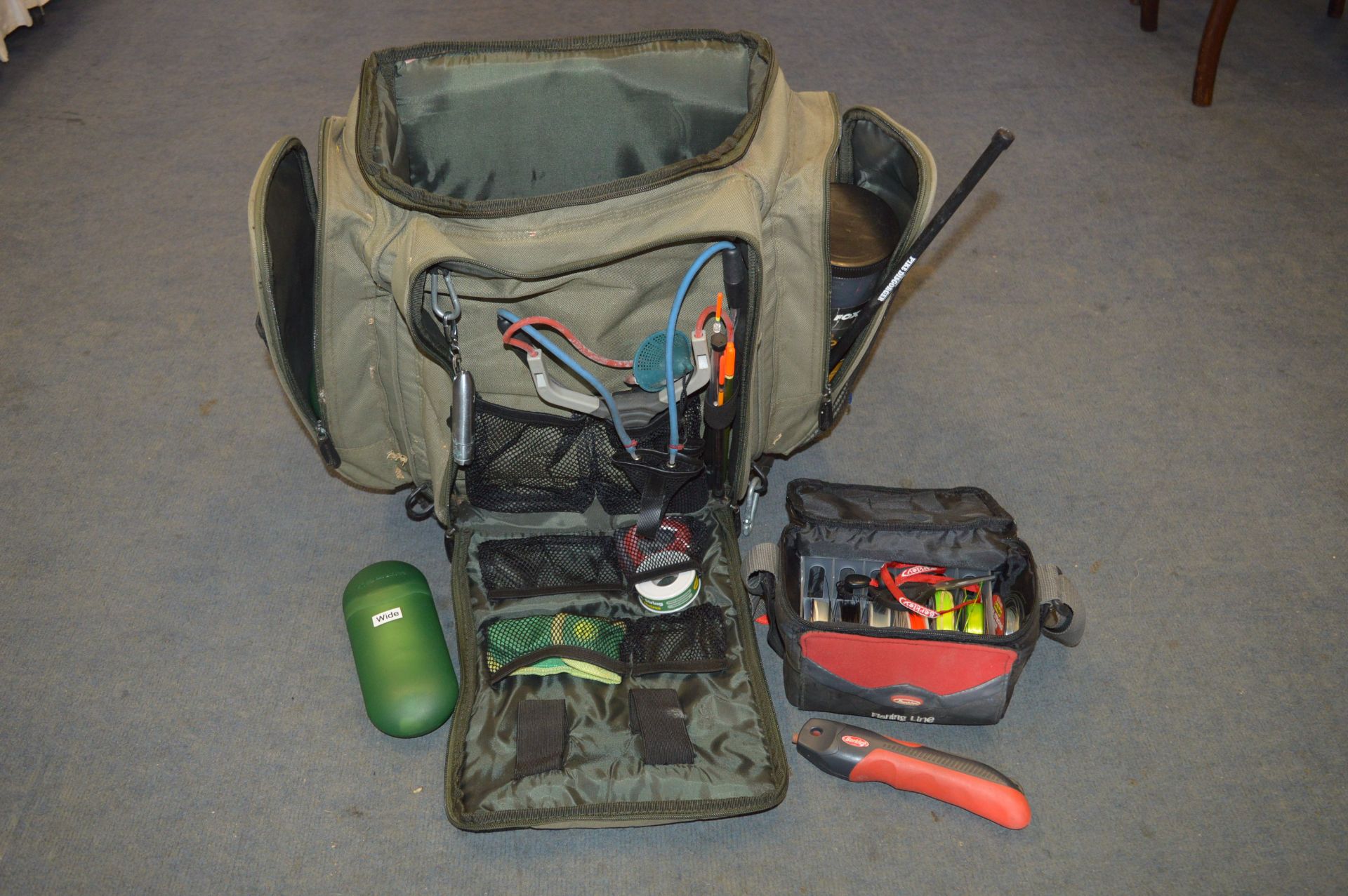 *Korum Tackle Bag Containing Assorted Fishing Tack