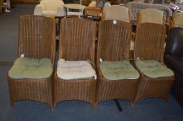 Four Cane Chairs