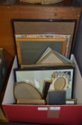 Box of Picture and Photograph Frames