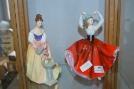 Two Royal Doulton Figurines - Carron and Alexandra