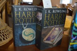 Two First Edition Harry Potter Books