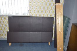 Black Leatherette Bed Frame