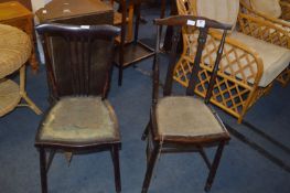 Two Small Edwardian Chairs