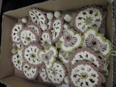 Box of 20 Crocheted Panels