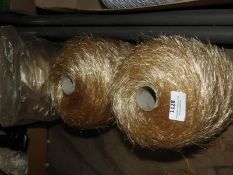 Three Cones of Brown Fur Knitting Wool