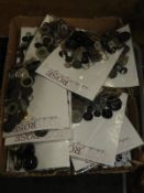 Box Containing 20 Packs of Buttons