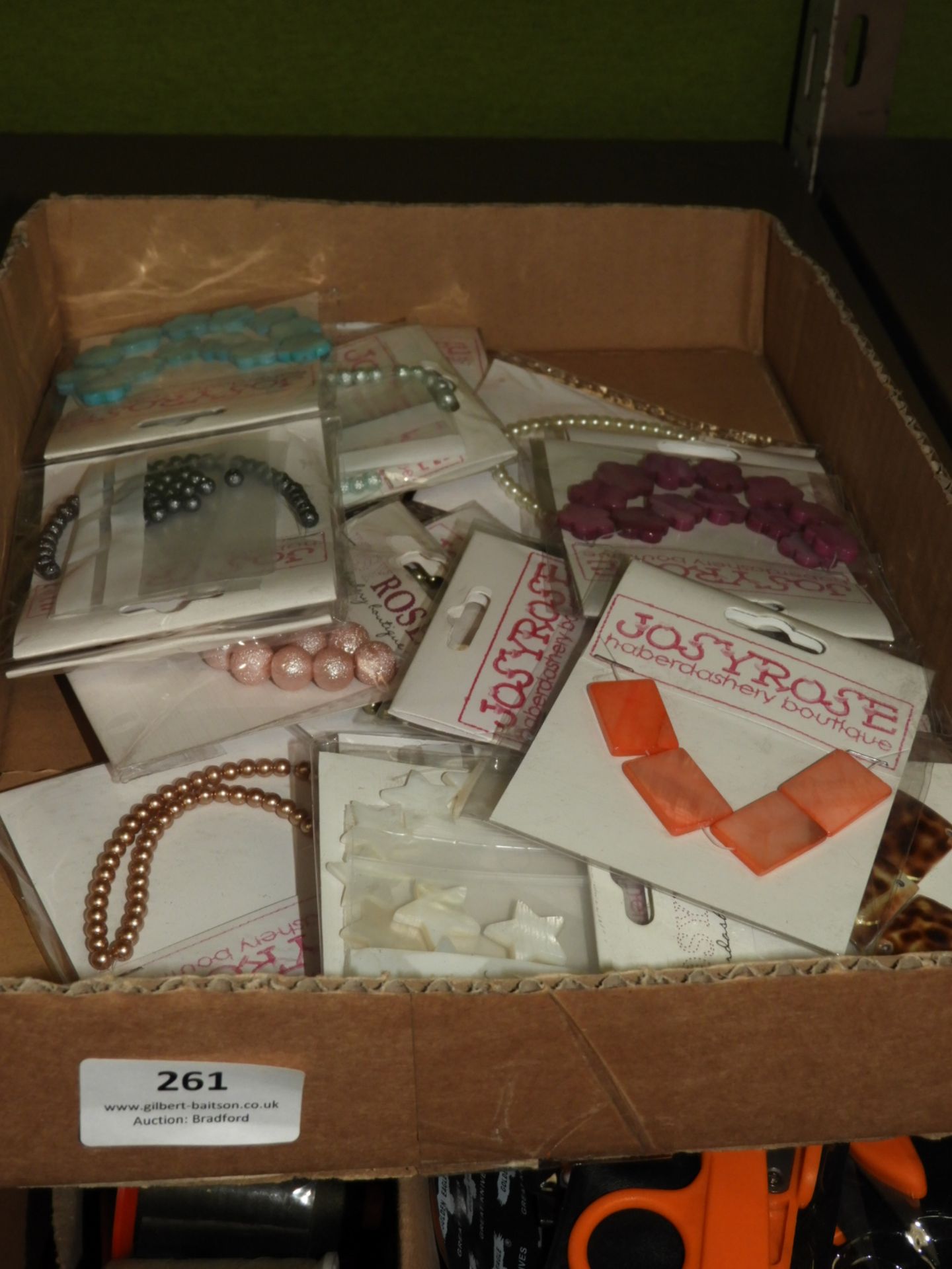 Box Containing 20 Packs of Josy Rose Decorative Be