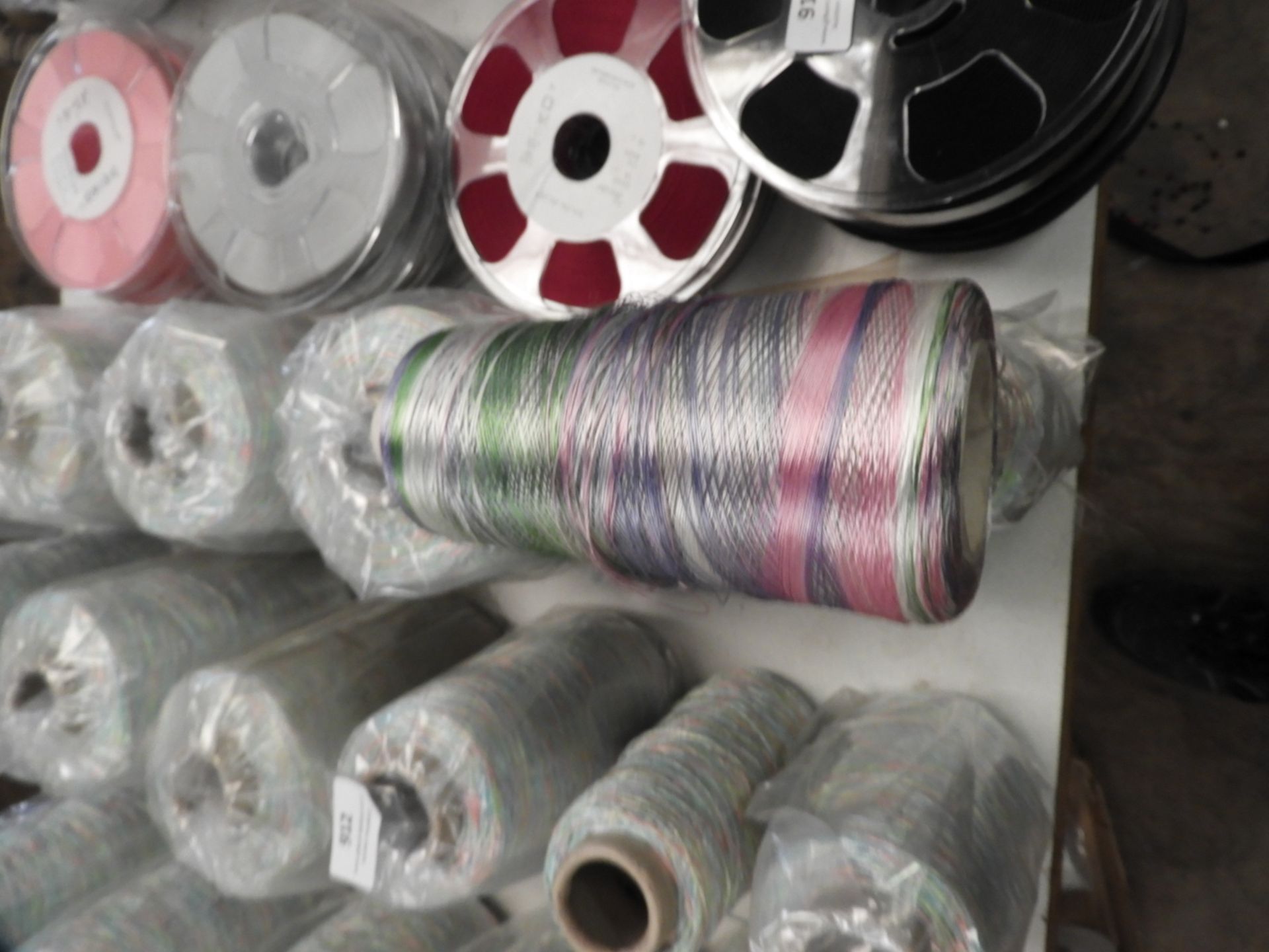 Six Rolls of Iridescent Embroidery Thread