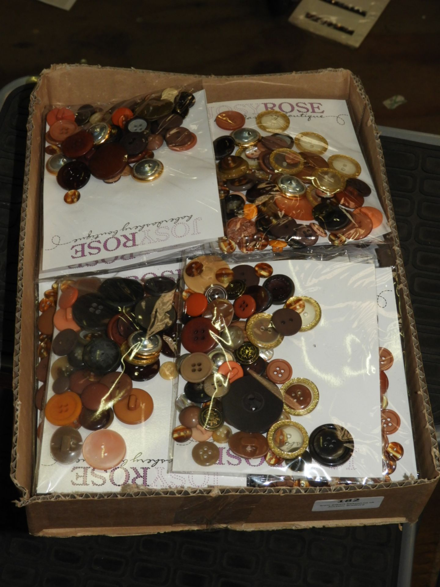 Box Containing Twenty Packs of Josy Rose Haberdash