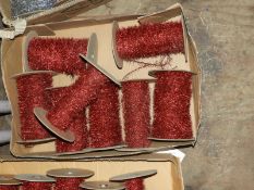 Eight Rolls of Scarlet Tassel Wool