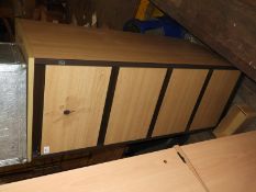 Four Drawer Foolscap Filing Cabinet in Light Oak F