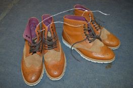 Two Pairs of London Brogues Size:8