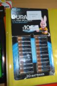 *Duracell AA Ultra Batteries 20pk
