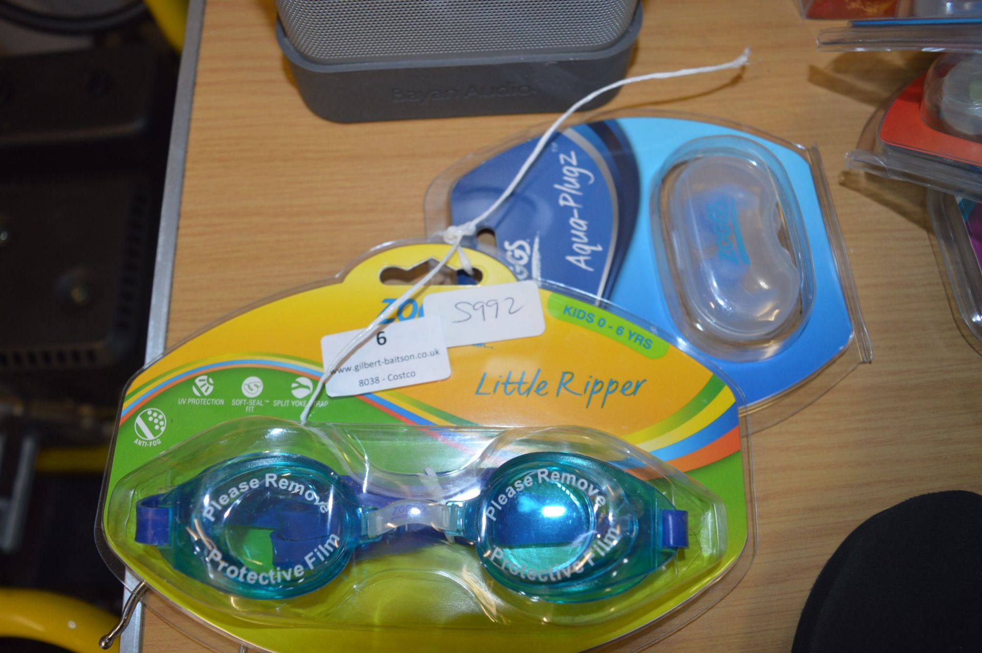 *Pair of Zogg Swimming Goggles with Ear Plugs