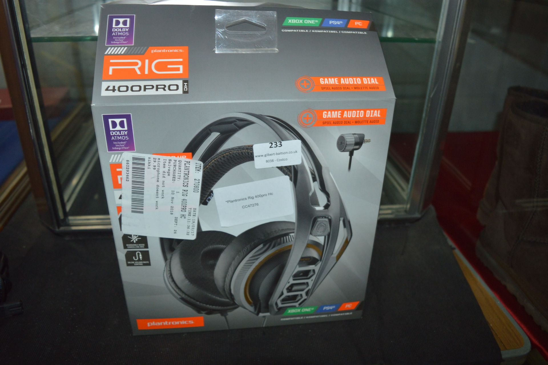 *Plantronics Rig 400pro Hc Headset