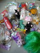 *Box of Accessories Including Carnival Masks, Pomp