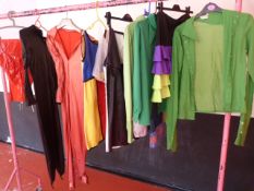 *Nine Assorted 60's & 70's Style Dresses, Skirts a
