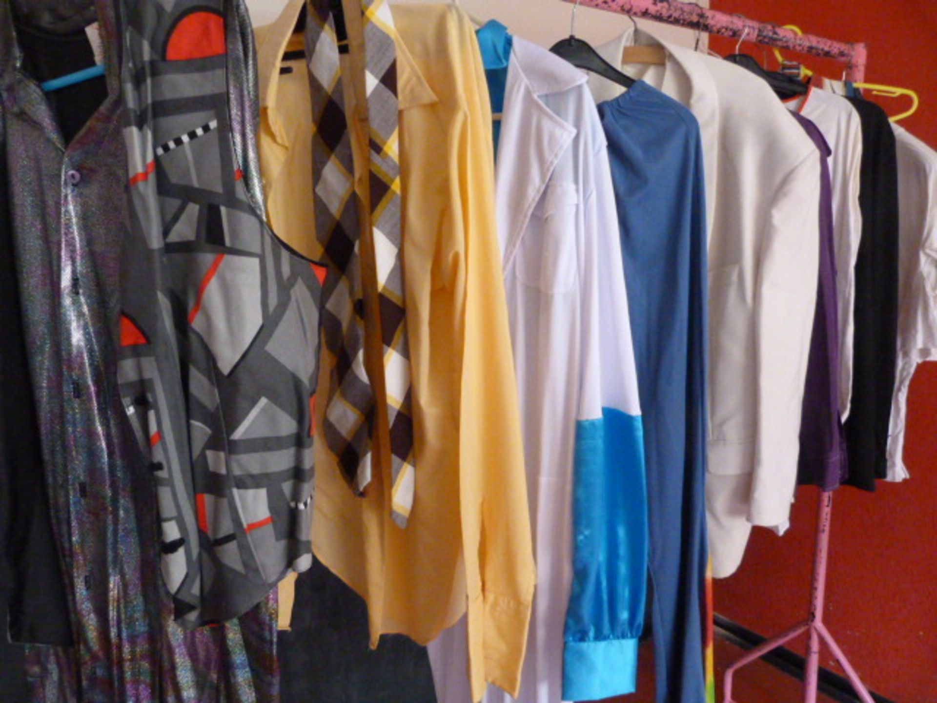 *Ten Assorted 70's Style Costumes; Suit, Shirts, P