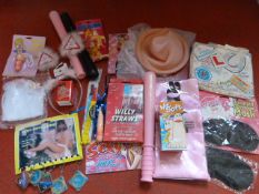 *Bag of Hen Party Accessories Including Voucher, W