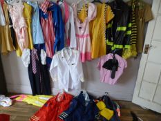 *Twenty Assorted Costumes; School Girl, Air Stewar