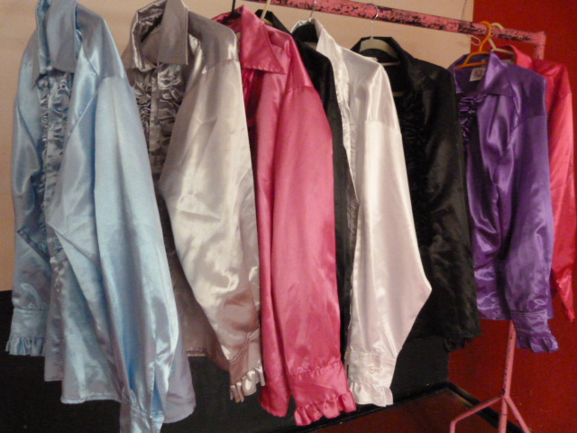 *Eight 70's Style Shirts (Two with Trousers)