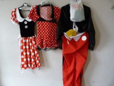 *Three Minnie & Mickey Mouse Costumes